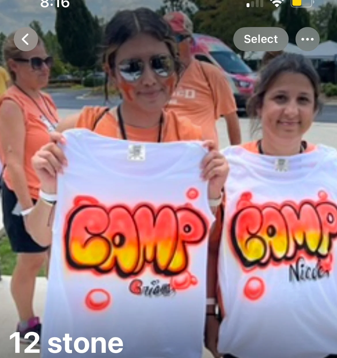 Guests displaying colorful camp shirts at the Christian VBS conference