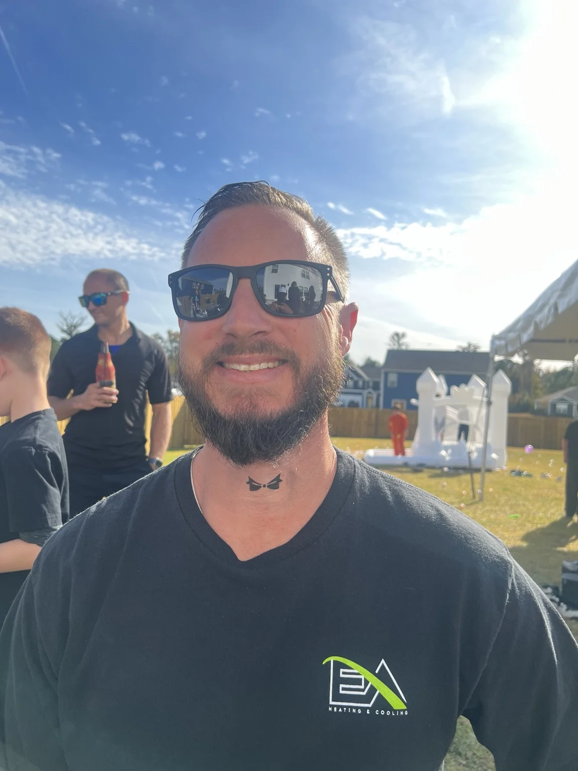 Guest enjoying the outdoor Austin event in Austin, Texas