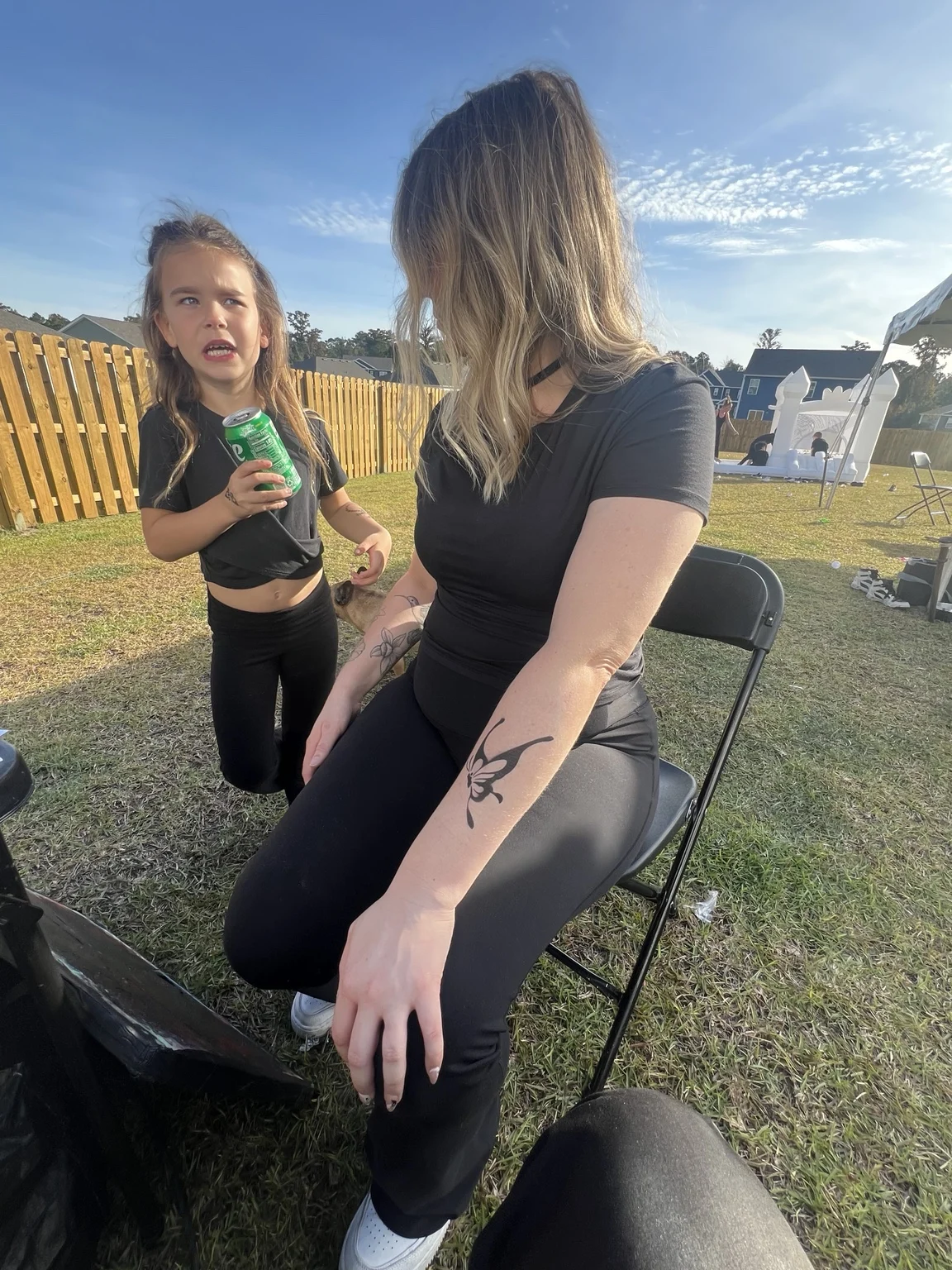 Temporary tattoo customization at the Austin event in Austin, Texas