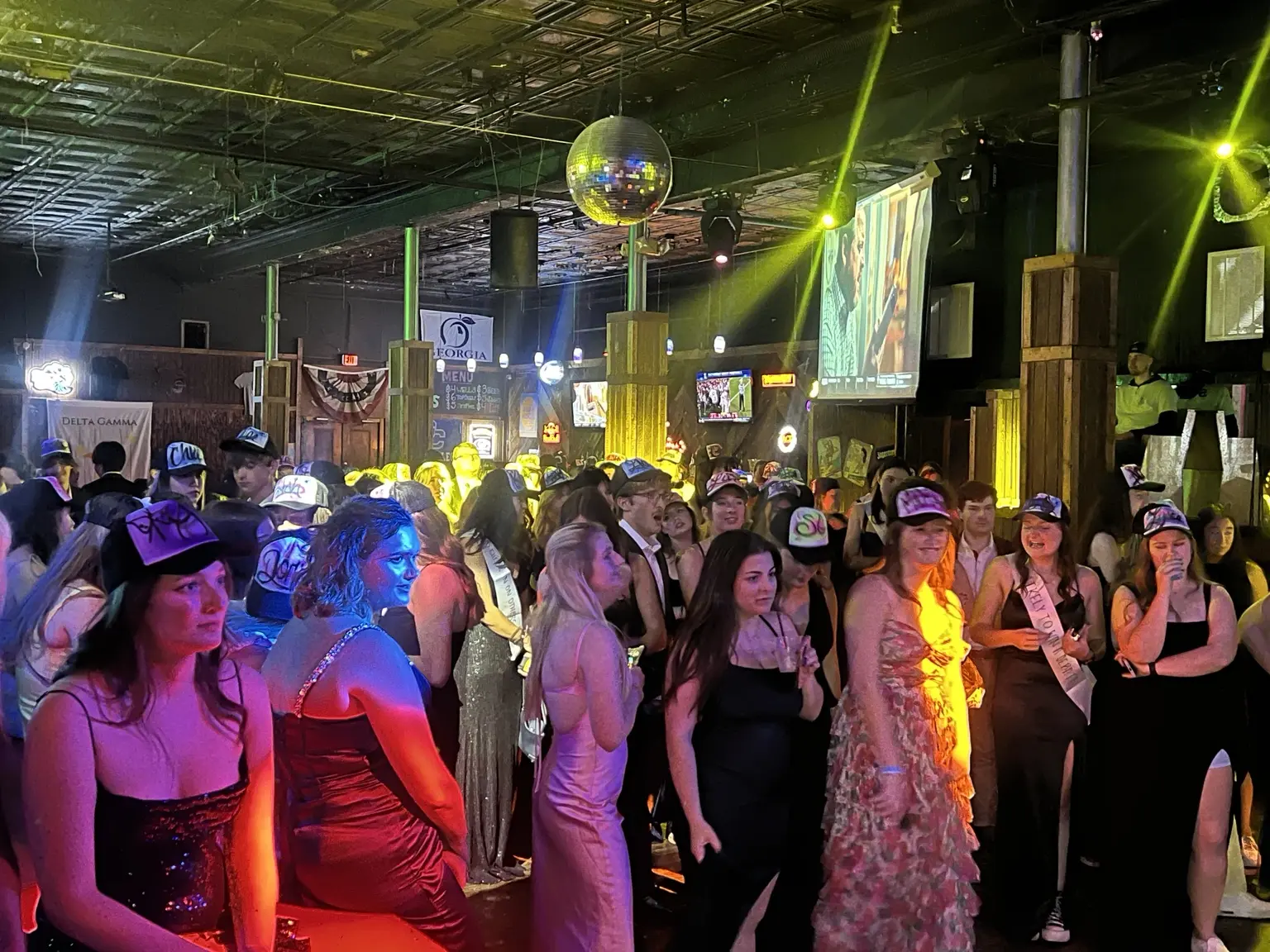 Crowd at a University of South Carolina Delta Gamma event in Columbia