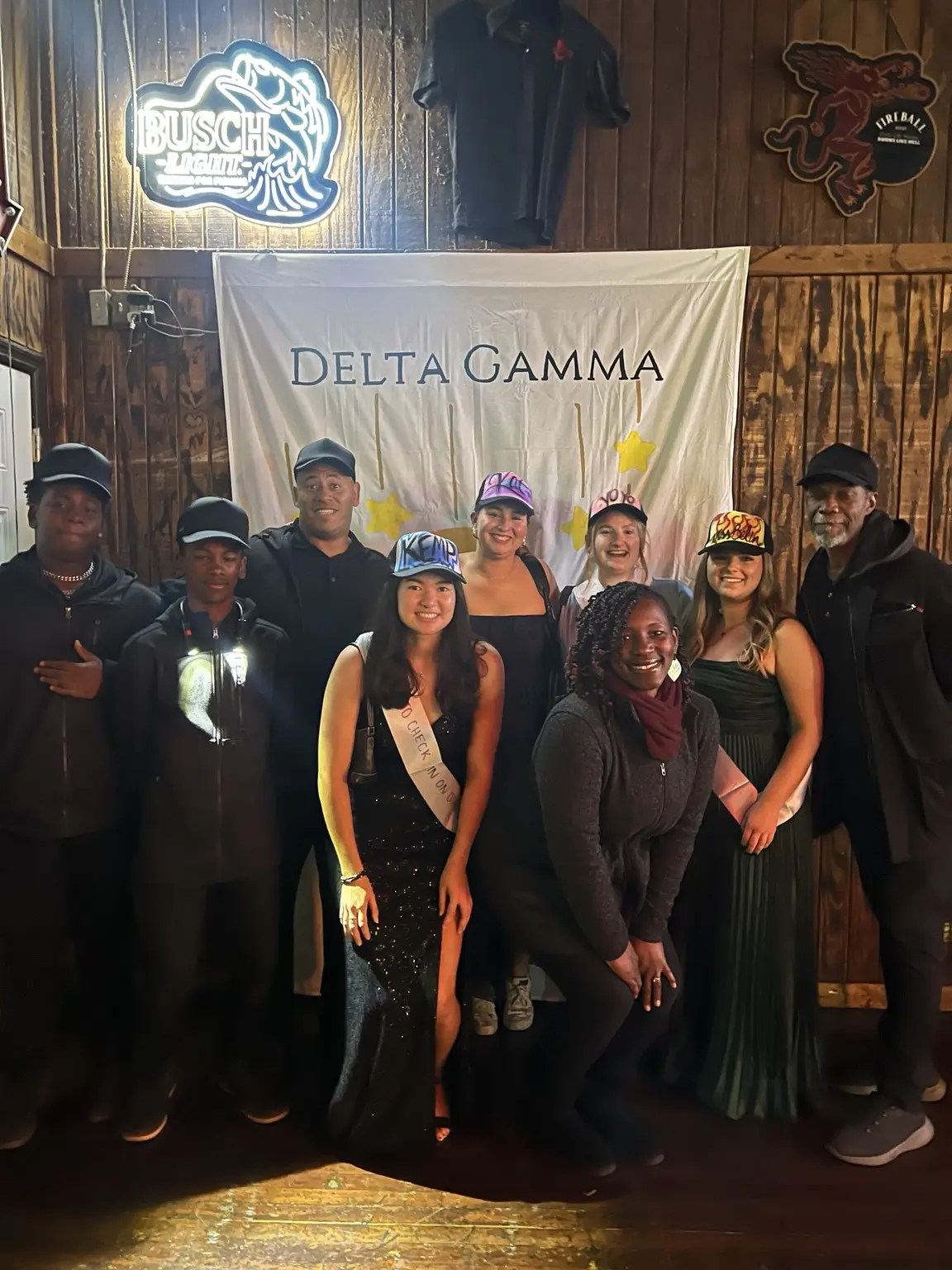 3JS Airbrushing team and guests at a University of South Carolina Delta Gamma event in Columbia